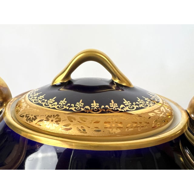 Limoges Porcelain Tea and Coffee Service, 1980s, Set of 22 For Sale - Image 12 of 13