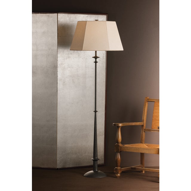 Hudson Valley Lighting Celmins 22 in. 1 Light Floor Lamp in Black Iron Finish For Sale - Image 9 of 11