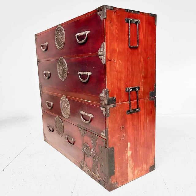 Large Meiji Nihonmatsu Chest of Drawers, Japan, 1912 For Sale - Image 5 of 18