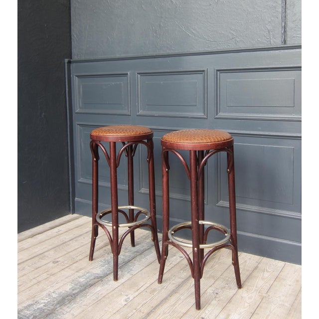 Set of Vintage Bar Stools, 1970s For Sale - Image 3 of 17
