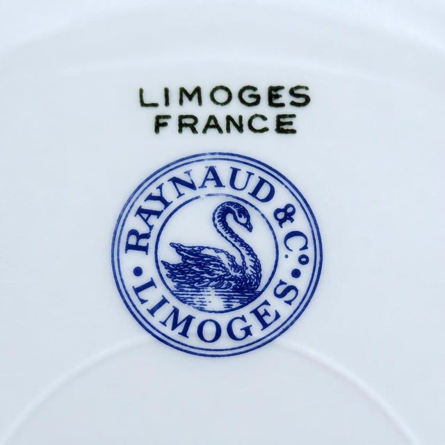 French Limoges Raynaud Plates - Set of 3 For Sale - Image 11 of 11