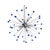 Blue Star Murano Glass Sputnik Chandelier by SimoEng For Sale - Image 14 of 14
