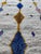 Azilal Ivory Diamond Multicolor Wool Moroccan Rug For Sale - Image 11 of 11