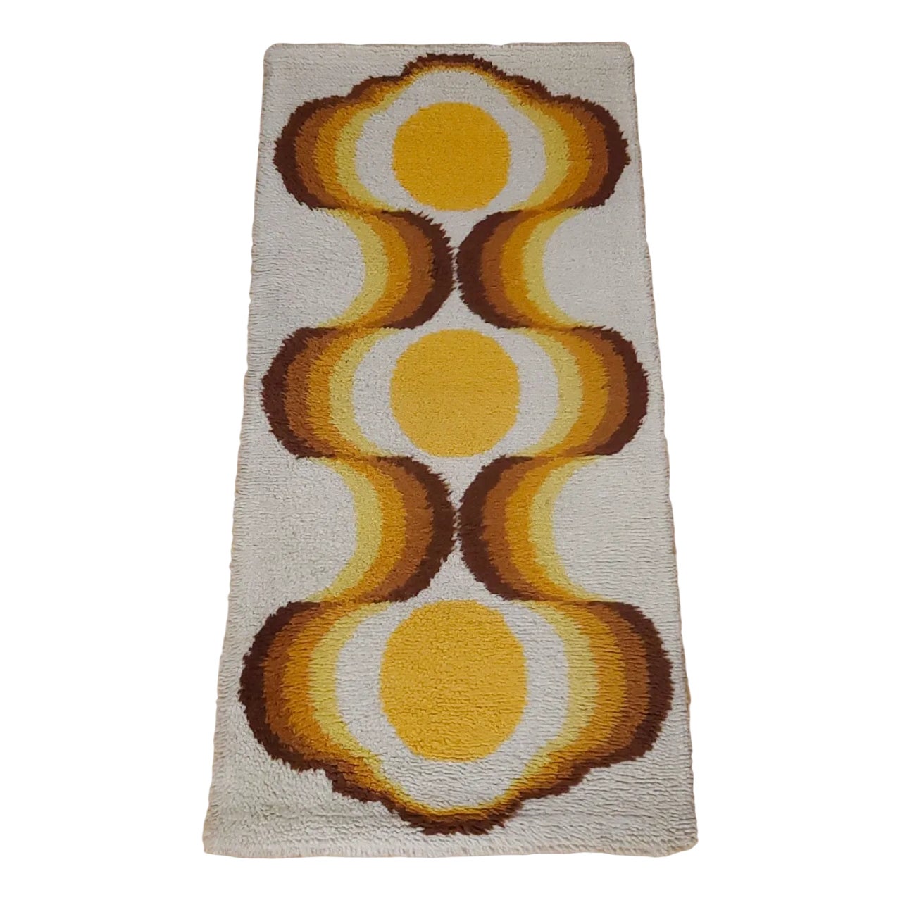 Mid-Century German Wool Rug, 1970s | Chairish