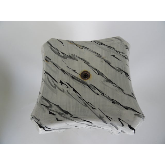 Mid-20th Century Swedish Ceramic Pedestals - a Pair For Sale - Image 9 of 9