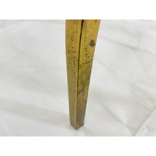 Set of 3 Attributed to Charles Hollis Jones “Sinatra” Solid Brass Swivel Bar Stools, Usa 1960's For Sale - Image 18 of 18