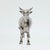 Mid 20th Century Figural Israel & Son Ltd. Sterling Silver Cow Creamer or Milk Pitcher For Sale - Image 5 of 12