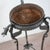 Metal Perch with Turtles and Wrought Iron Grotesques For Sale - Image 6 of 9