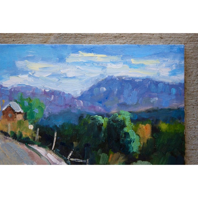2020s "Arroyo Seco Taos Valley" Contemporary Southwestern Landscape Oil Painting For Sale - Image 5 of 12