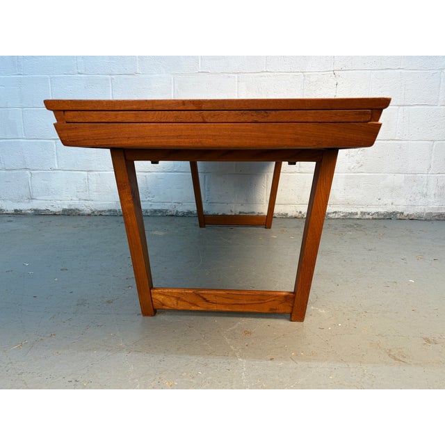 Mid 20th Century Mid-Century Danish Teak Extending Coffee Table For Sale - Image 9 of 12