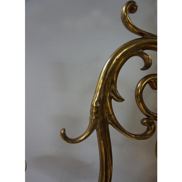 Dutch Colonial Rembrandt 5 Light Bronze Chandelier, 1870s For Sale - Image 17 of 18