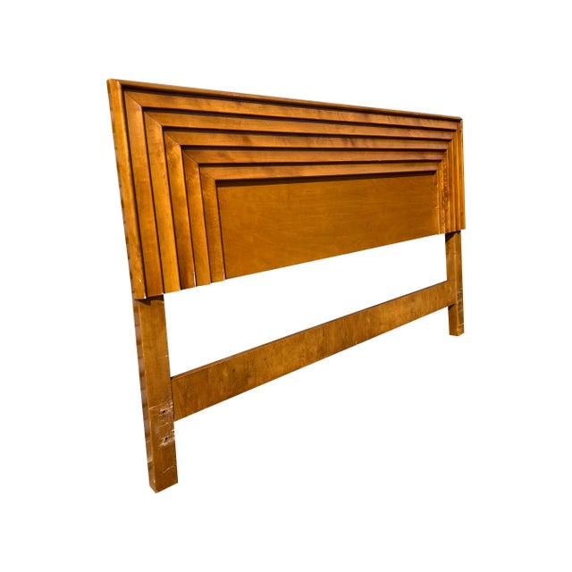 Vintage Edmond Spence Swedish Full Headboard in Mid Century Modern Style Stunning design! Sculpted style. See my shop for...