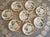 An absolutely rare collector's item of unparalleled elegance! a remarkable set of eight fine earthenware presentation...