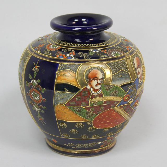 Ceramic Satsuma Vase, Japan, 1950s For Sale - Image 4 of 6
