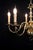 Renovated Dutch chandelier in gold color made of polished brass. Eight-arm design. The chandelier has a completely new...