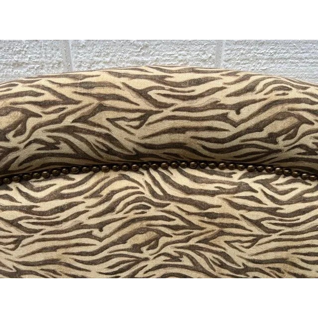 Pair of Zebra Print Twin Headboards Chairish