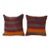 Striped Kilim Pillowcase - A Pair For Sale