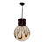 1970s Mid Century Modern Murano Glass Pendant Chandelier, Italy For Sale