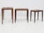 Nesting Tables in Rosewood by Severin Hansen for Haslev Møbelsnedkeri, Denmark, 1960s, Set of 3 For Sale - Image 7 of 14