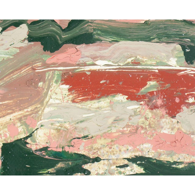 1990 “Wind” Abstract Acrylic Landscape Diptych Signed by Harry Hilson For Sale In Indianapolis - Image 6 of 10