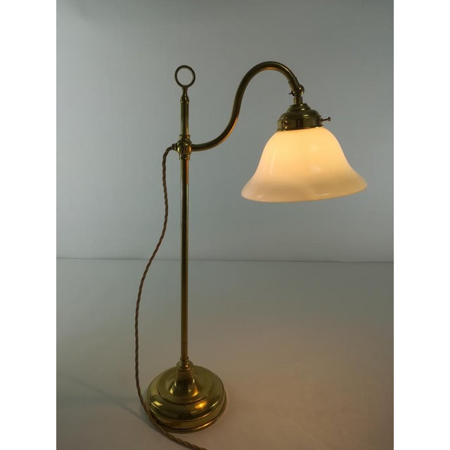 Desk Lamp in Brass, 1910s For Sale - Image 9 of 11