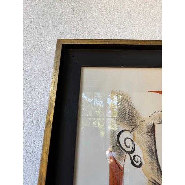 Suso Céri, Saint Paul, 1960s, Paper, Framed For Sale - Image 9 of 18