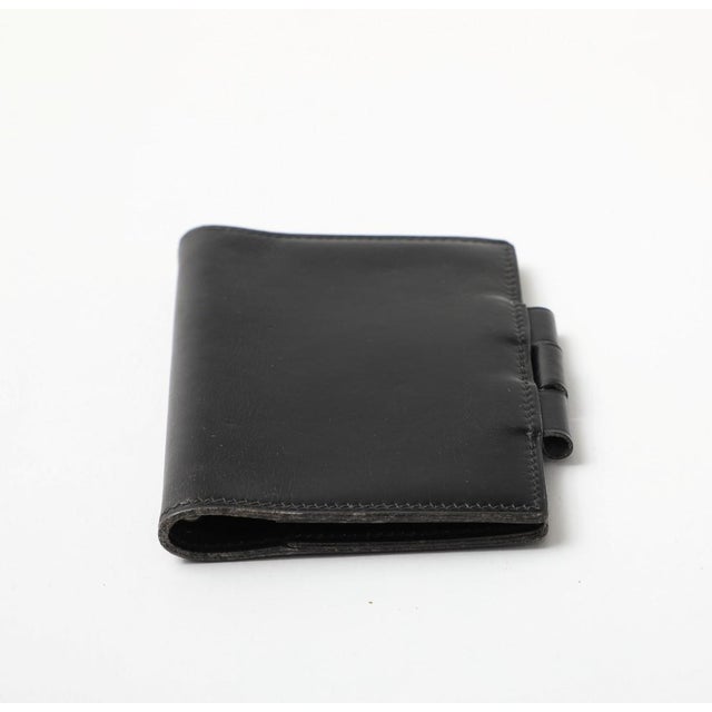 Hermès Vintage Hermès Black Calf Agenda For Sale - Image 4 of 7