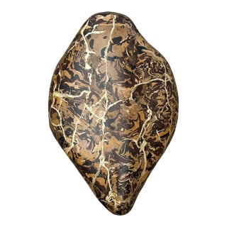Vintage Italian Scagliola Pigmented Plaster Turtle Shell For Sale
