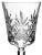Lenox blown glass crystal water goblet in the Charleston pattern. Height: 7 1/2 in Width: 3 3/8 in