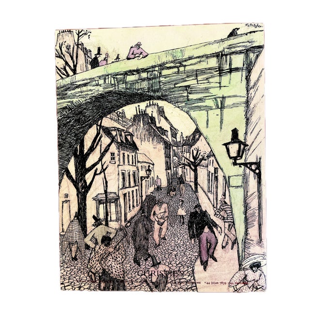 A distinguished piece of auction house history, this Christie's "Impressionist and Modern Works on Paper" catalog...