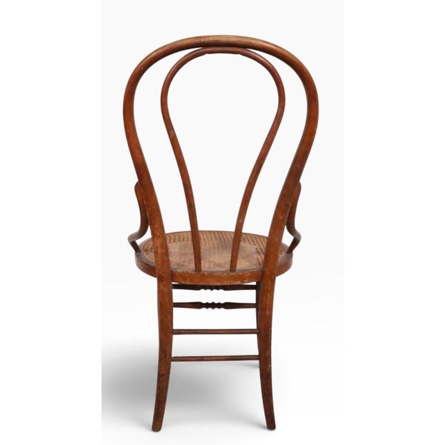 Set of Four Late 19th Century Bentwood Bistro Cafe Dining Chairs For Sale - Image 9 of 14