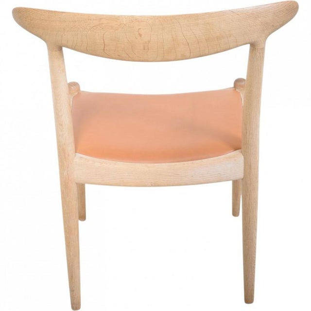 Brown W1 Chairs in Oak by Hans Wegner, 1960s, Set of 4 For Sale - Image 8 of 18