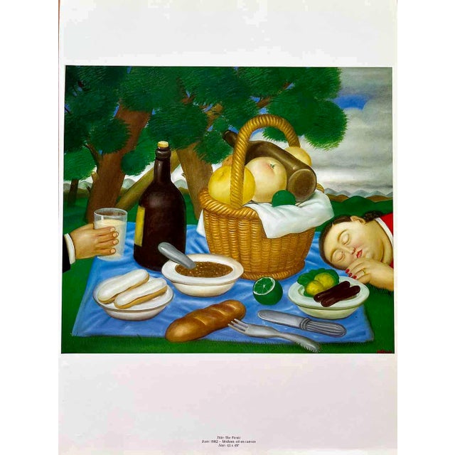 Title: The Picnic Artist: Fernando Botero Country: Colombia Medium: Offset – Quadrichromie 32 Marks: Not signed, not...