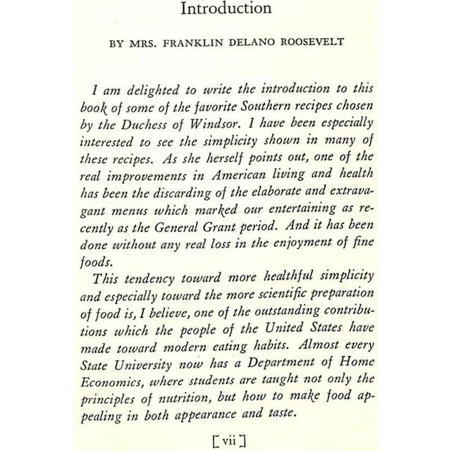 Paper "Some Favorite Southern Recipes of the Duchess of Windsor" 1942 the Duchess of Windsor For Sale - Image 7 of 13