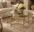Vintage Labarge Hexagonal Brass and Glass Coffee Table For Sale - Image 10 of 10