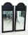 Wood Pair Black Mid Century Mirrors For Sale - Image 7 of 10