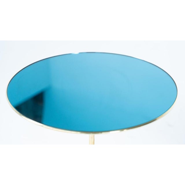 Osvaldo Borsani Model T2 Side Tables in Brass and Glass by Osvaldo Borsani, Italy, 1950s, Set of 2 For Sale - Image 4 of 9