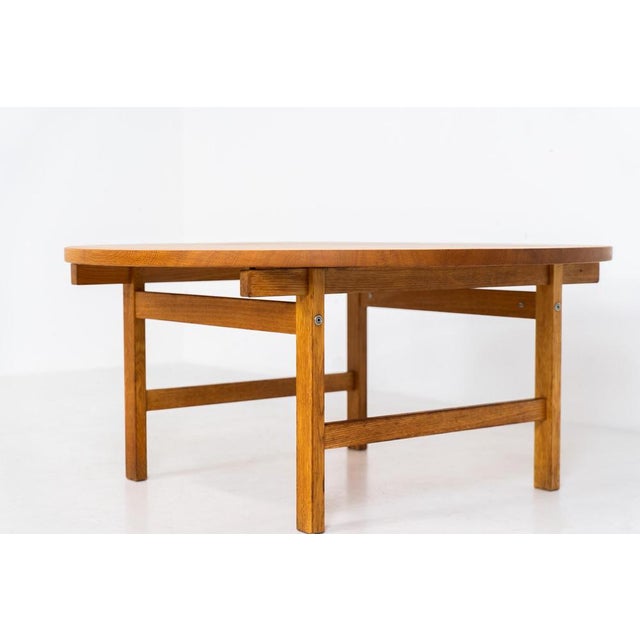 1960s Oak Coffee Table by Hans J. Wegner for PP Møbler For Sale - Image 5 of 12