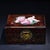 Chinoiserie Vintage Rosewood Box With Mother-of-Pearl Inlay of a Boy With Lotus - Jewelry Box For Sale - Image 3 of 8