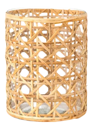 Chunky Cane Wicker Hurricane, Small
