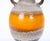 Large Mid-Century West German Porcelain Vase, Orange, Beige & Brown, 18" Tall For Sale In New York - Image 6 of 11