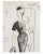 1960 Mid-Century Fashion Advertising Sketch — Original Graphite & Ink Illustration For Sale - Image 4 of 7
