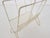 1950s White Metal Magazine Rack, 1950s For Sale - Image 5 of 7