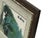 Green Vintage Embroidery Mountain Pine Tree Rectangular Framed Art For Sale - Image 8 of 8