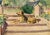 Nancy Jane Burton RWS, Terrier Dog on Garden Steps, 1920s, Watercolor For Sale