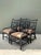 Mid-Century Modern Vintage Palecek Medallion Back Rattan Chairs - Set of 4 For Sale - Image 3 of 15