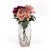 Large Crystal Vase with Irises For Sale - Image 5 of 8