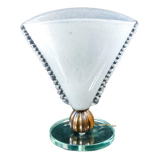 Blown Glass Table Lamp from Barovier, 1930s For Sale