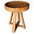Impressive three inch thick tray style tall side table or entry table, hand carved from century old teak wood. We added a...