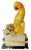 Yellow Pair Art Deco Jadeite & Multi-Stone Parrot Bookends For Sale - Image 8 of 18